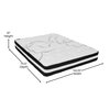 Flash Furniture Full Size Black Fabric Platform Bed with Mattress SL-BM10-22-GG